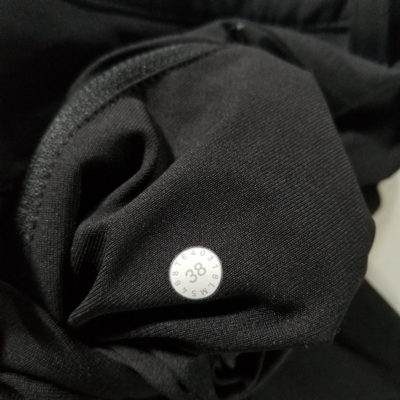 Lululemon ABC Pants Black 38x29 Warpstreme Chinos Flat Front Stretch 29" Inseam - Picture 6 of 10